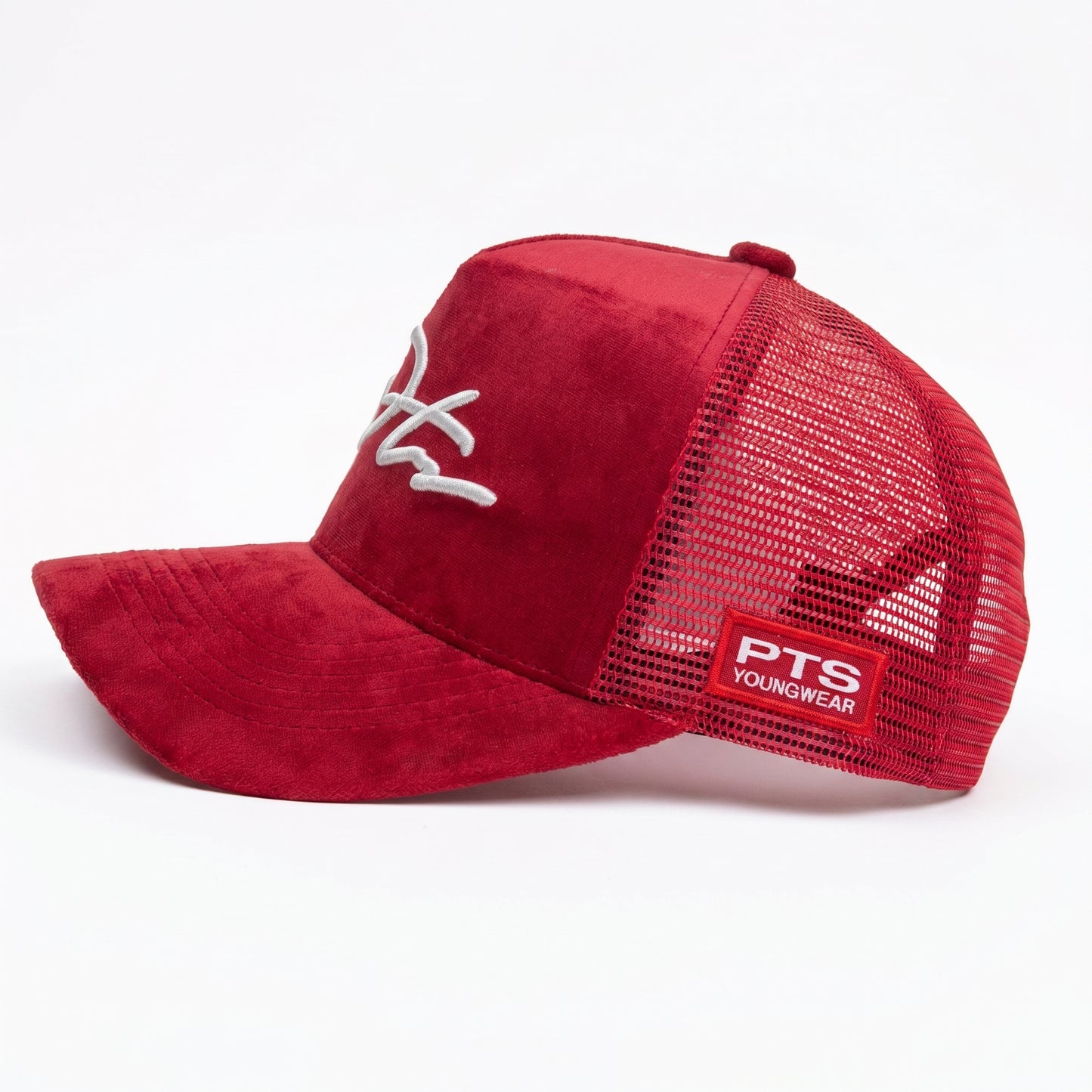 Red Velvet Cap by PTS Youngwear