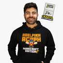 Φούτερ "ΑΔΕΛΦΙΚΗ ΑΓΑΠΗ Minecraft Edition" - Μαύρο