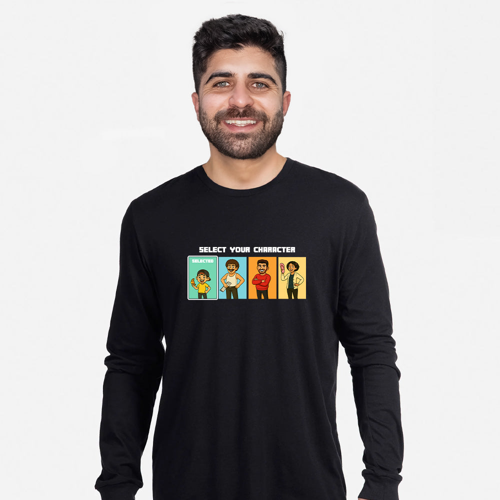 "SELECT YOUR CHARACTER" ΕΛΛΗΝΙΚΗ ΟΙΚΟΓΕΝΕΙΑ - Μακρύ Μανίκι