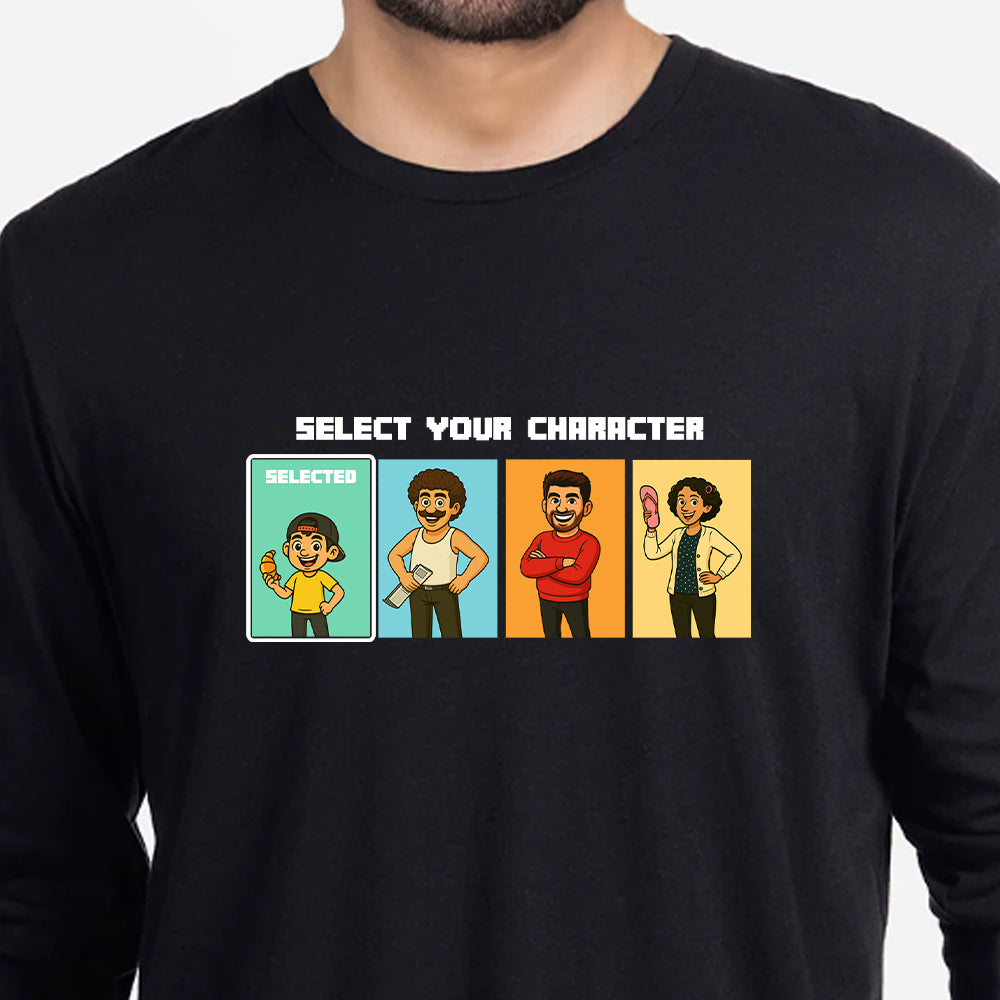 "SELECT YOUR CHARACTER" ΕΛΛΗΝΙΚΗ ΟΙΚΟΓΕΝΕΙΑ - Μακρύ Μανίκι