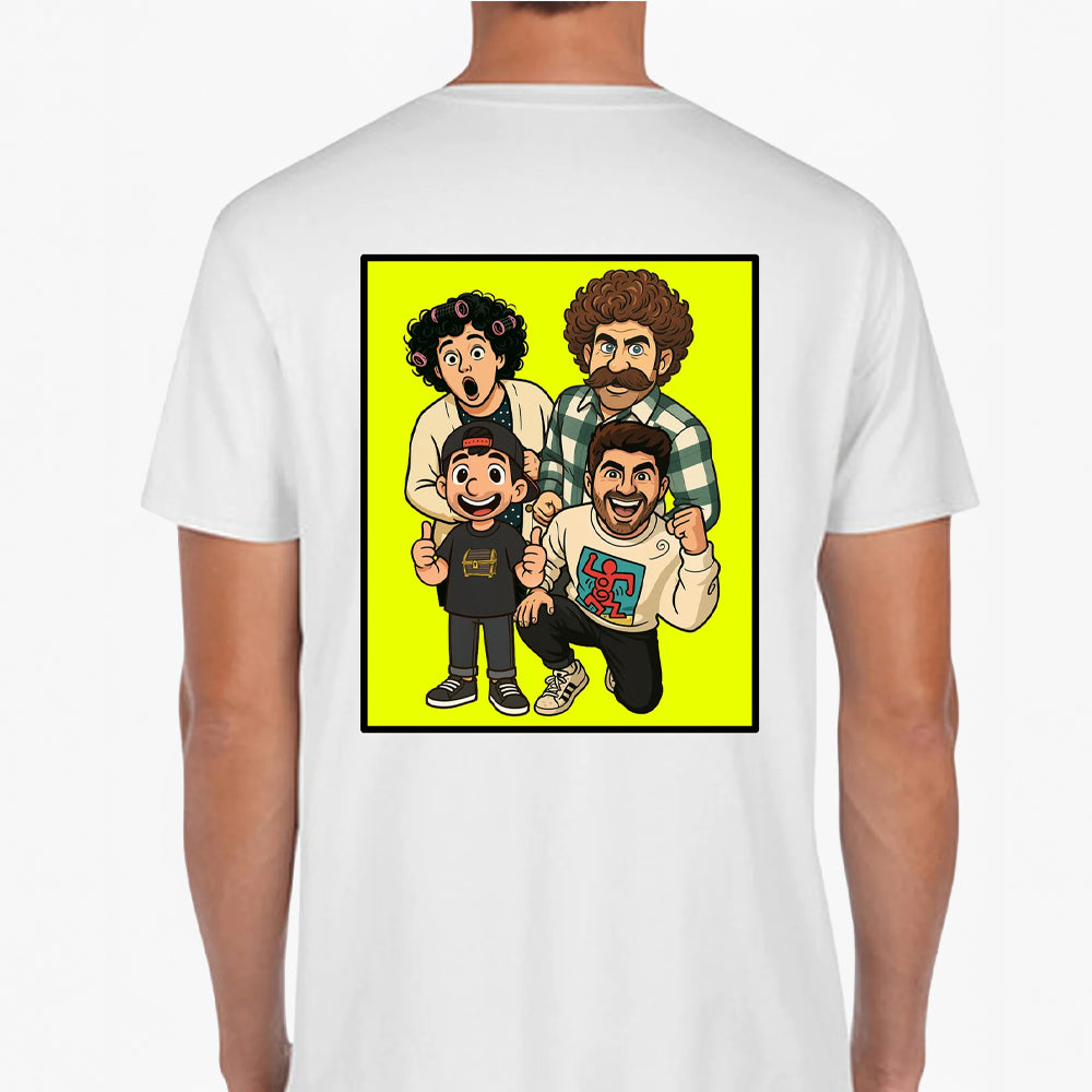 Συλλεκτική Μπλούζα "ΕΛΛΗΝΙΚΗ ΟΙΚΟΓΕΝΕΙΑ" - Λευκό